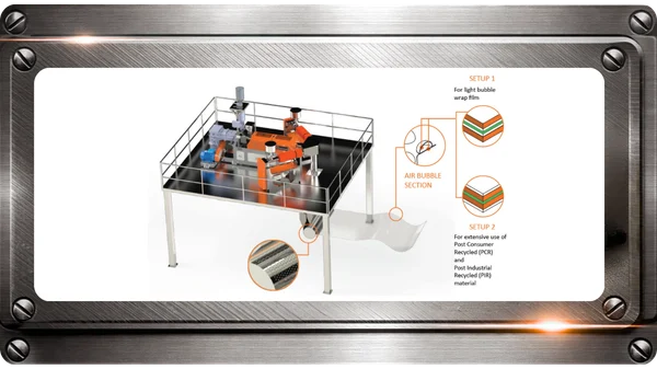 Bubble Master Coex 10 layers ALEMO Foam Machinery