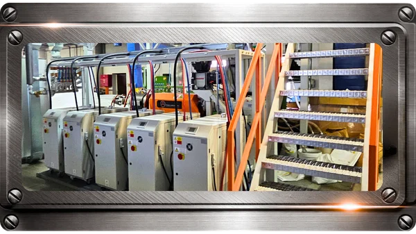 Línea de extrusión de tubos y perfiles de PE y PP ALEMO EXT53-COR-PRO