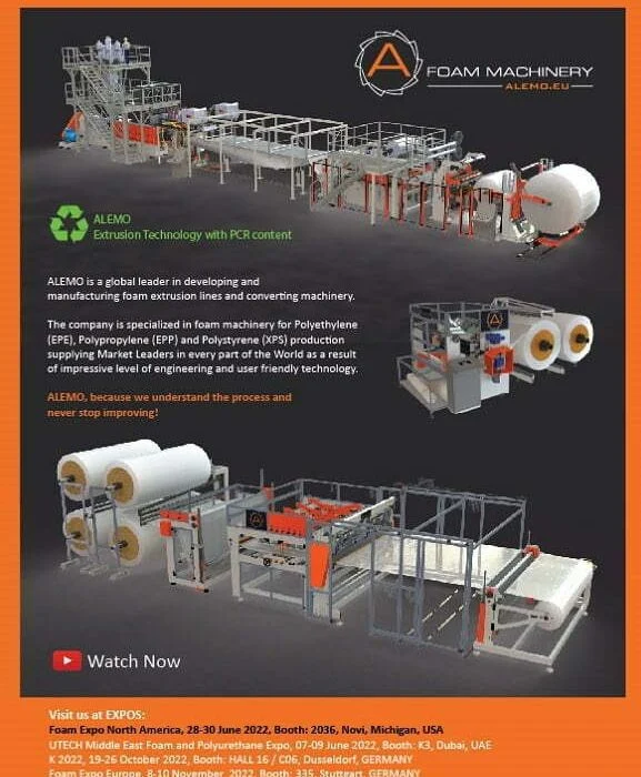 SPE Green Foam Greater Profit Alemo Foam Extrusion